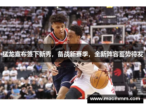 猛龙宣布签下新秀，备战新赛季，全新阵容蓄势待发